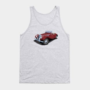 1954 MG TF sports car in autumn red Tank Top